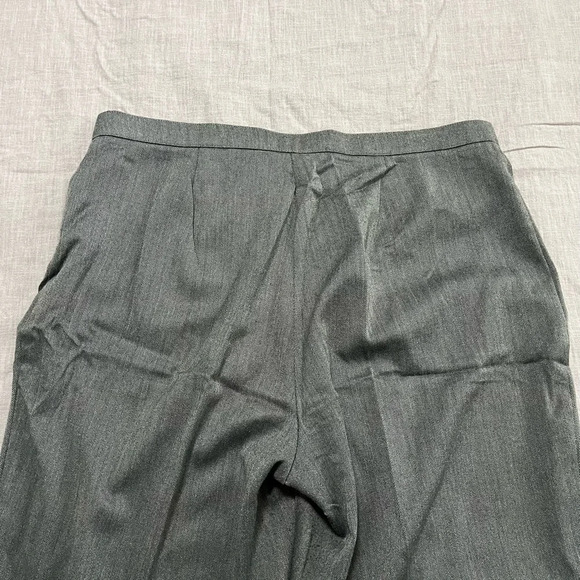JM Collection Tweed Dress Pants Womens Size 16 Gray Heathered Straight Business - Picture 7 of 7
